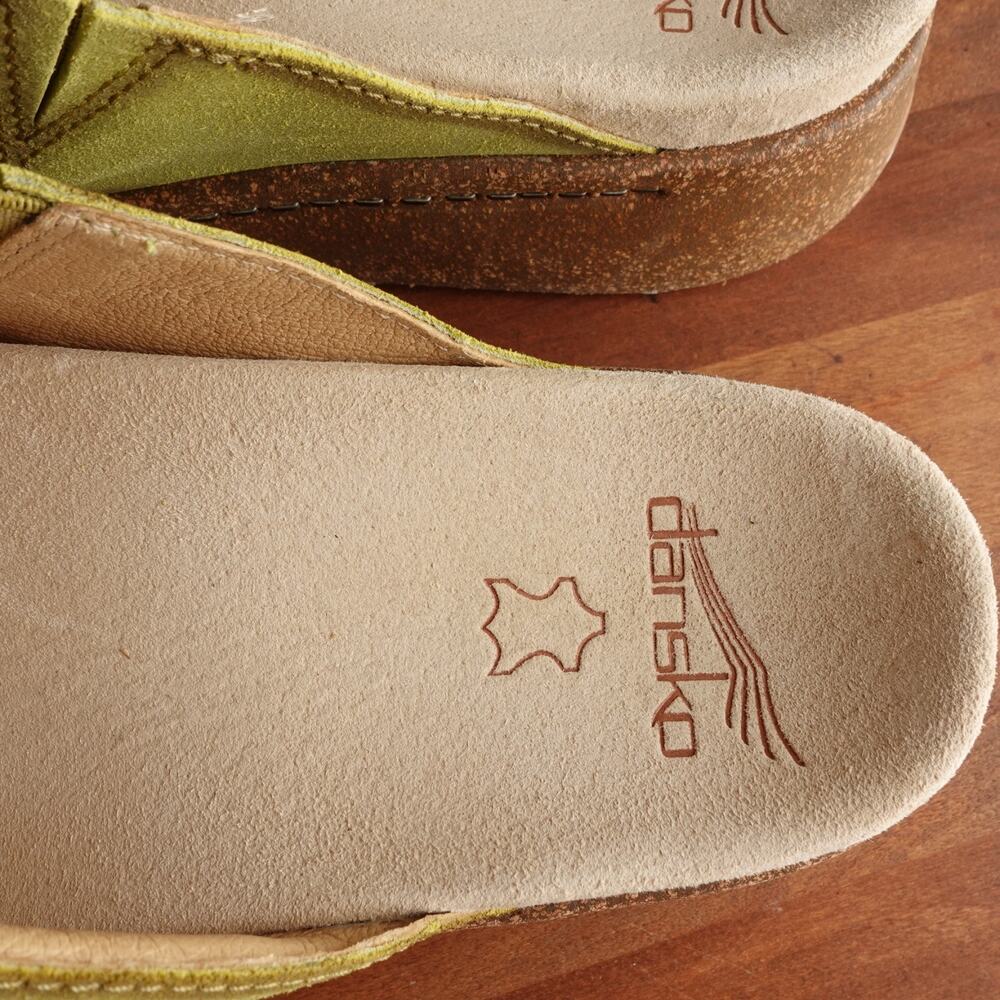 Dansko Sandals Women SZ EU 40 US 9.5-10 Green Bridget Suede Comfort Coastal Shoe - Picture 8 of 14
